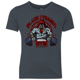 T-Shirts Vintage Navy / YXS Black Pyramid Gym Youth Triblend T-Shirt