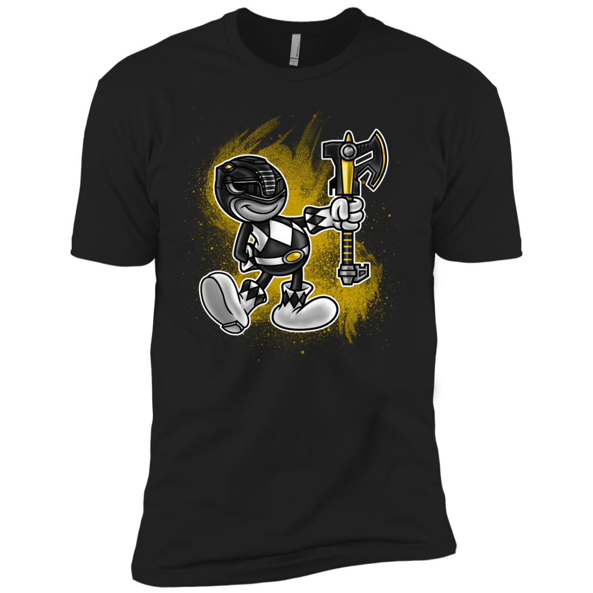 Black Ranger Artwork Boys Premium T-Shirt