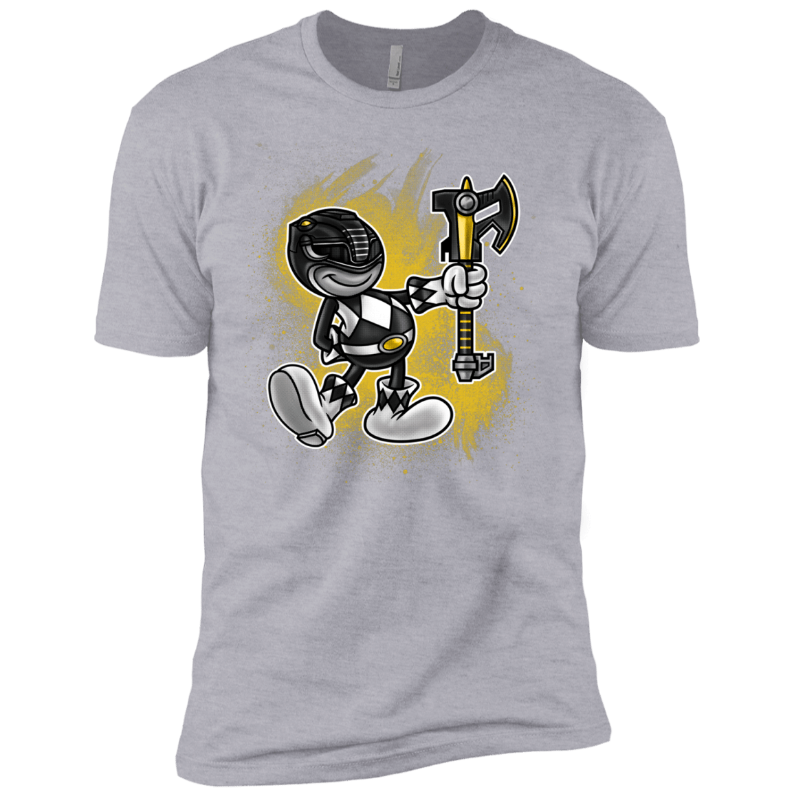 T-Shirts Heather Grey / YXS Black Ranger Artwork Boys Premium T-Shirt