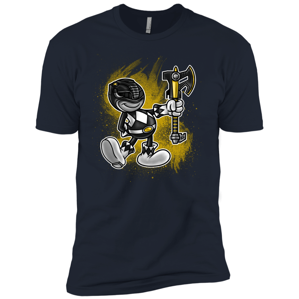 T-Shirts Midnight Navy / YXS Black Ranger Artwork Boys Premium T-Shirt