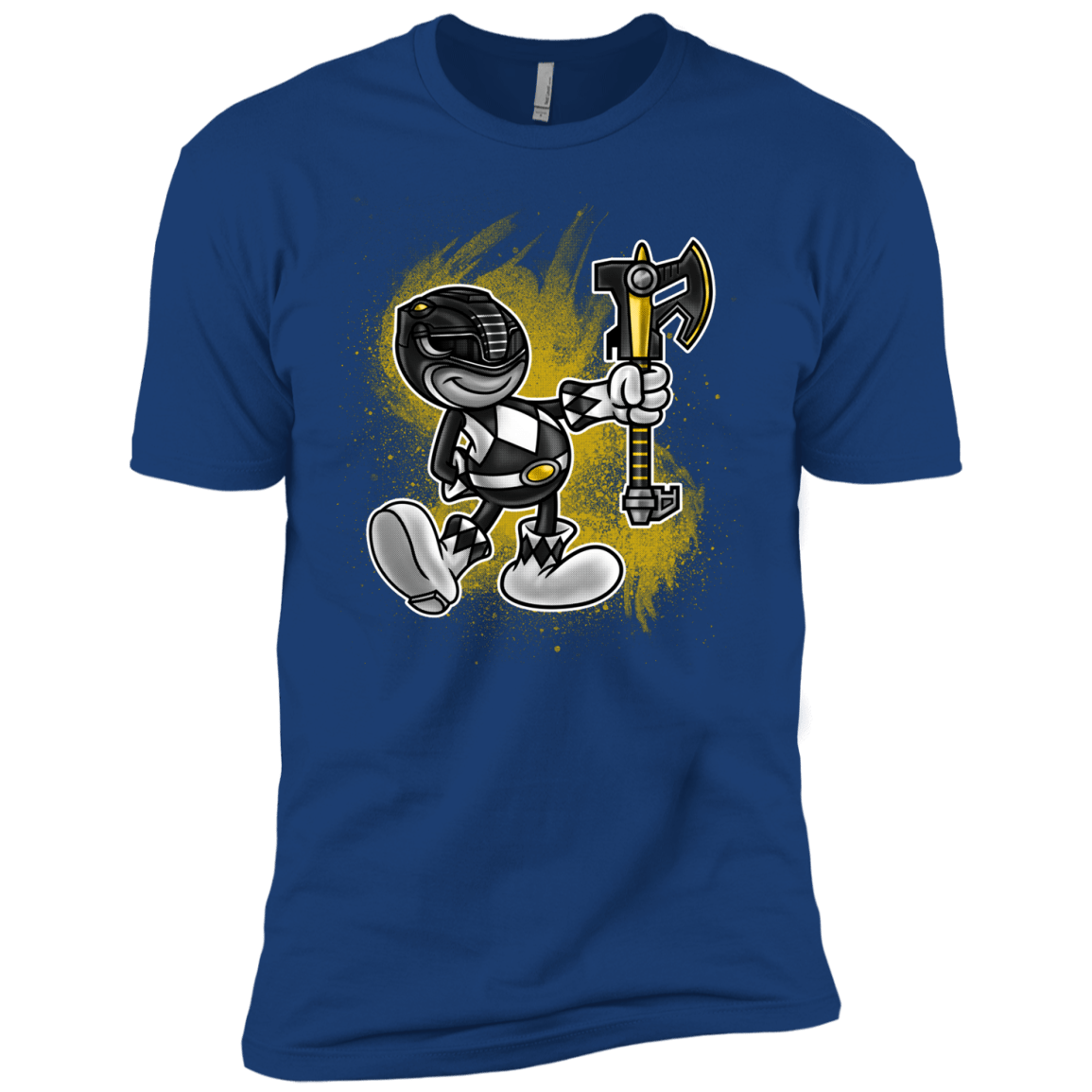 T-Shirts Royal / YXS Black Ranger Artwork Boys Premium T-Shirt