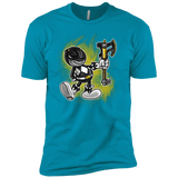 T-Shirts Turquoise / YXS Black Ranger Artwork Boys Premium T-Shirt
