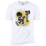 T-Shirts White / YXS Black Ranger Artwork Boys Premium T-Shirt