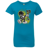 T-Shirts Turquoise / YXS Black Ranger Artwork Girls Premium T-Shirt