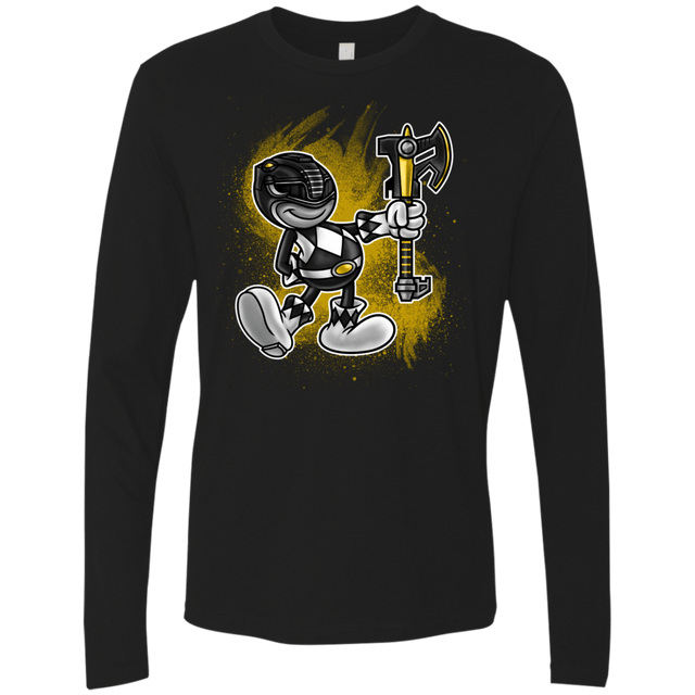 T-Shirts Black / Small Black Ranger Artwork Men's Premium Long Sleeve