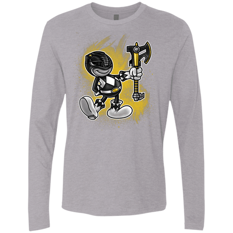T-Shirts Heather Grey / Small Black Ranger Artwork Men's Premium Long Sleeve