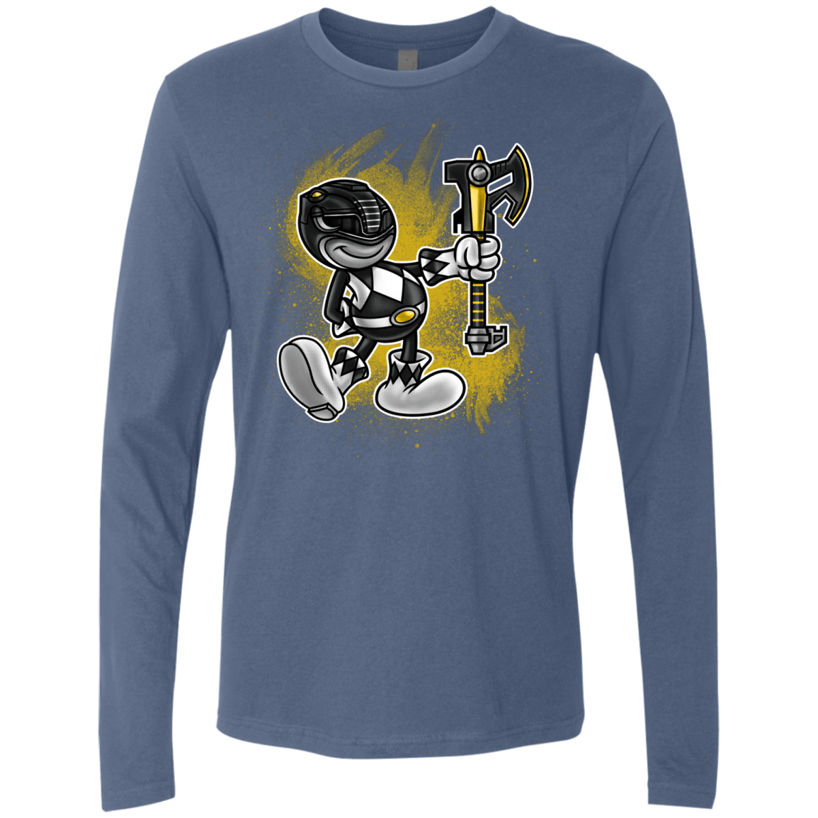 T-Shirts Indigo / Small Black Ranger Artwork Men's Premium Long Sleeve