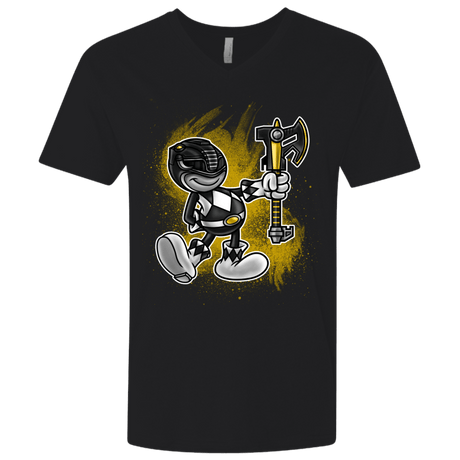 T-Shirts Black / X-Small Black Ranger Artwork Men's Premium V-Neck