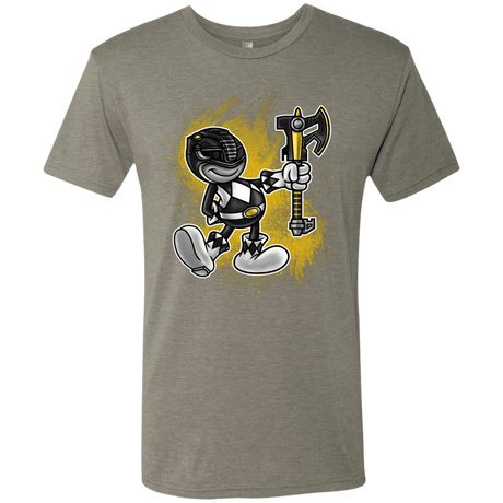 T-Shirts Venetian Grey / Small Black Ranger Artwork Men's Triblend T-Shirt
