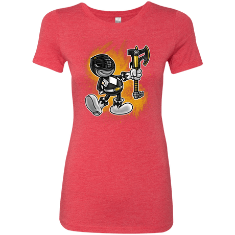 T-Shirts Vintage Red / Small Black Ranger Artwork Women's Triblend T-Shirt