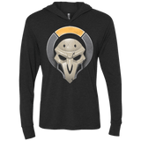 T-Shirts Vintage Black / X-Small Black Robed Terrorist Triblend Long Sleeve Hoodie Tee