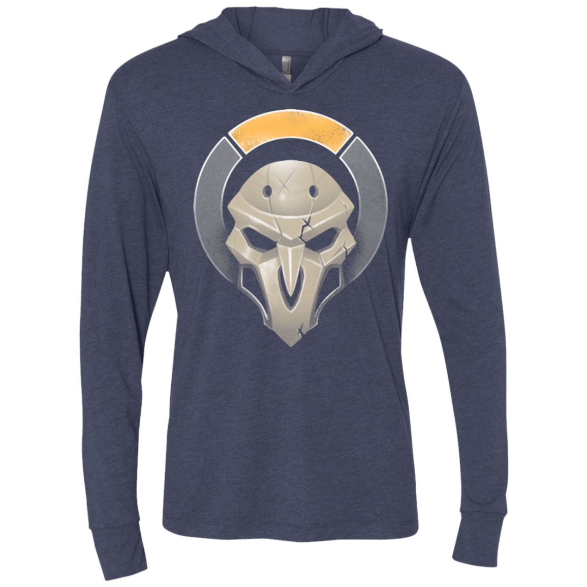 T-Shirts Vintage Navy / X-Small Black Robed Terrorist Triblend Long Sleeve Hoodie Tee