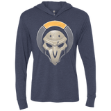 T-Shirts Vintage Navy / X-Small Black Robed Terrorist Triblend Long Sleeve Hoodie Tee