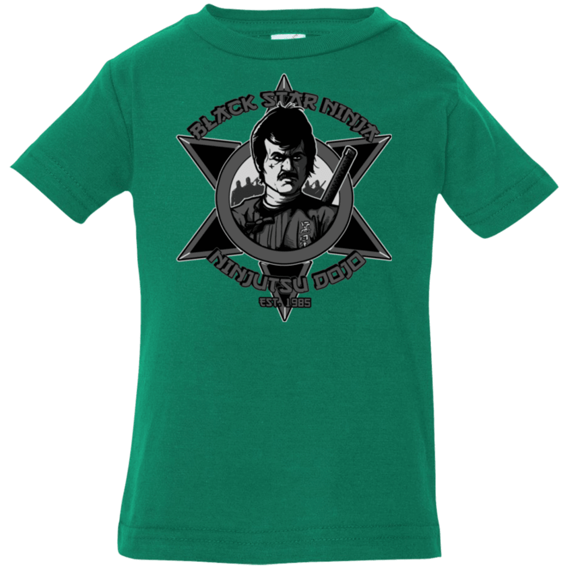 T-Shirts Kelly / 6 Months Black Star Dojo Infant Premium T-Shirt