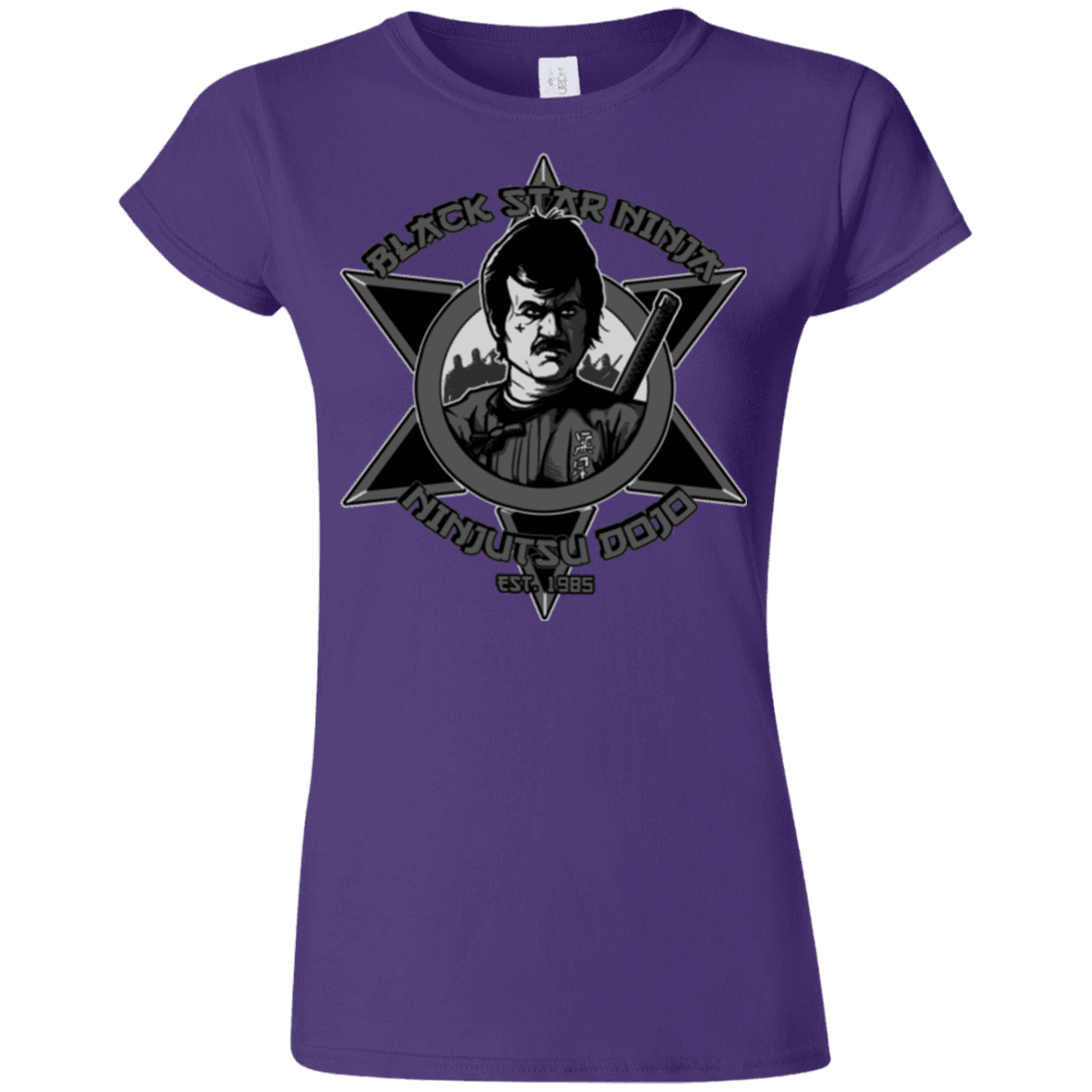 T-Shirts Purple / S Black Star Dojo Junior Slimmer-Fit T-Shirt