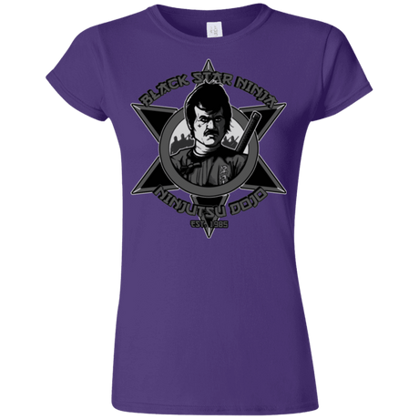 T-Shirts Purple / S Black Star Dojo Junior Slimmer-Fit T-Shirt