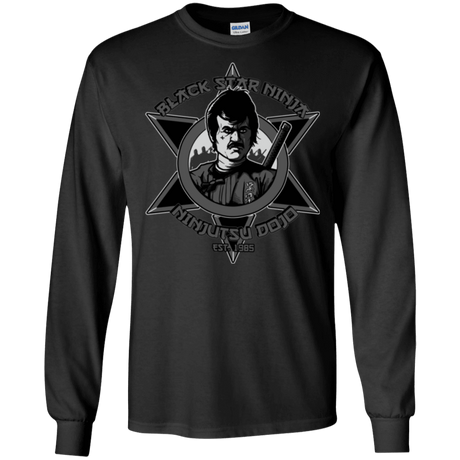 T-Shirts Black / S Black Star Dojo Men's Long Sleeve T-Shirt