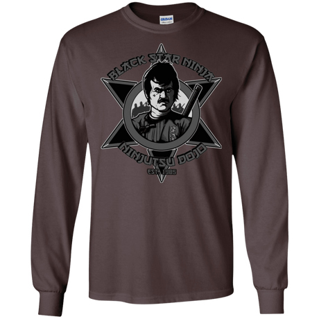 T-Shirts Dark Chocolate / S Black Star Dojo Men's Long Sleeve T-Shirt