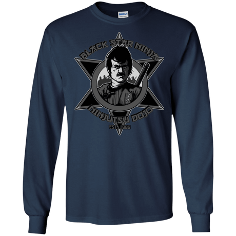 T-Shirts Navy / S Black Star Dojo Men's Long Sleeve T-Shirt