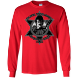 T-Shirts Red / S Black Star Dojo Men's Long Sleeve T-Shirt