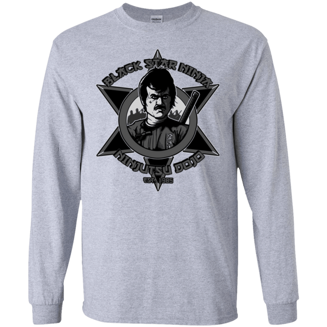 T-Shirts Sport Grey / S Black Star Dojo Men's Long Sleeve T-Shirt