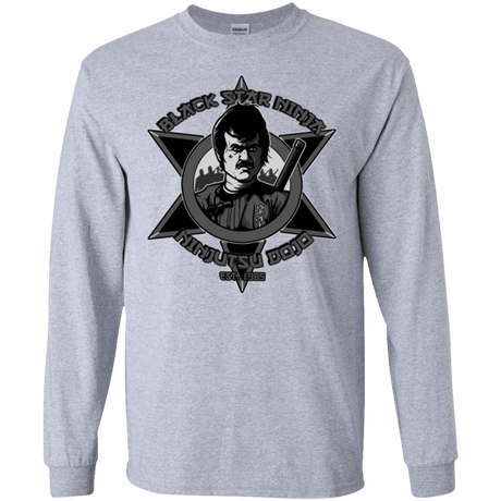 T-Shirts Sport Grey / S Black Star Dojo Men's Long Sleeve T-Shirt