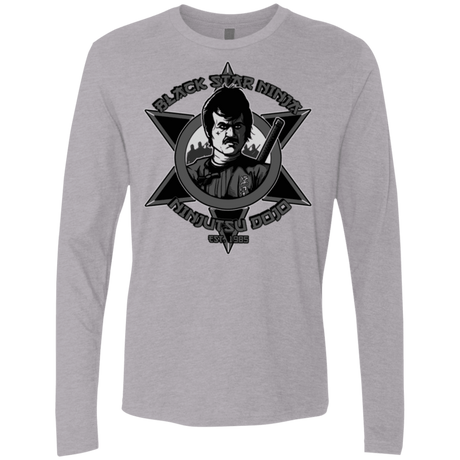 T-Shirts Heather Grey / S Black Star Dojo Men's Premium Long Sleeve