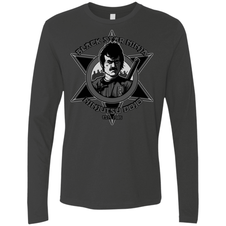 T-Shirts Heavy Metal / S Black Star Dojo Men's Premium Long Sleeve