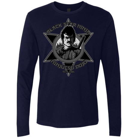 T-Shirts Midnight Navy / S Black Star Dojo Men's Premium Long Sleeve