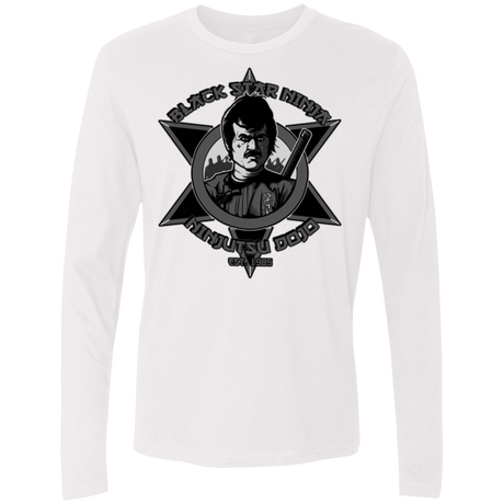 T-Shirts White / S Black Star Dojo Men's Premium Long Sleeve