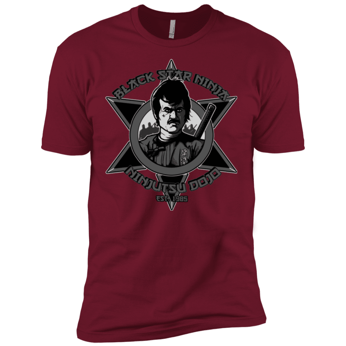 T-Shirts Cardinal / X-Small Black Star Dojo Men's Premium T-Shirt