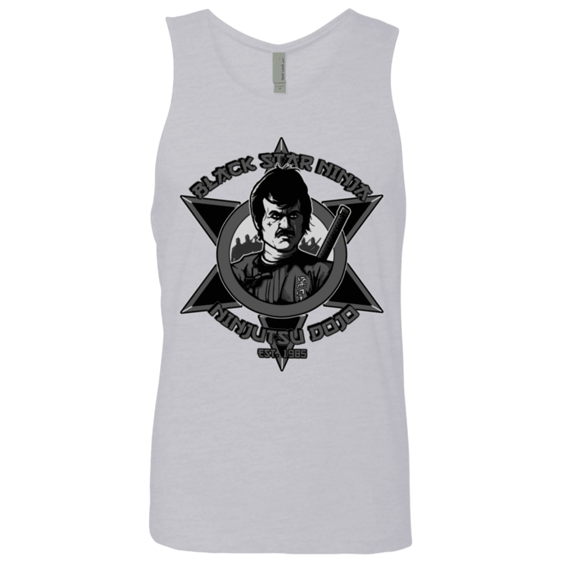 T-Shirts Heather Grey / S Black Star Dojo Men's Premium Tank Top