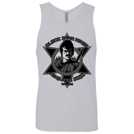 T-Shirts Heather Grey / S Black Star Dojo Men's Premium Tank Top