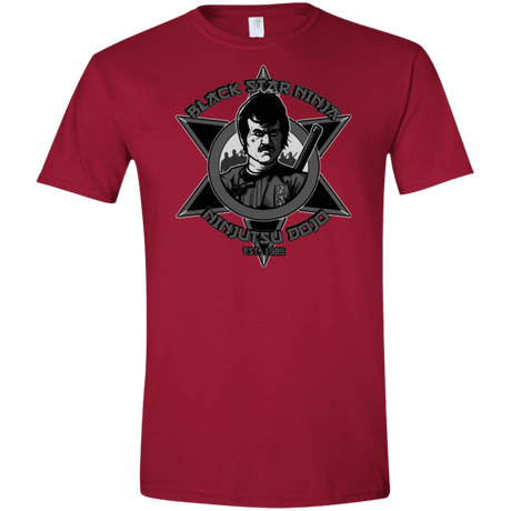 T-Shirts Cardinal Red / S Black Star Dojo Men's Semi-Fitted Softstyle
