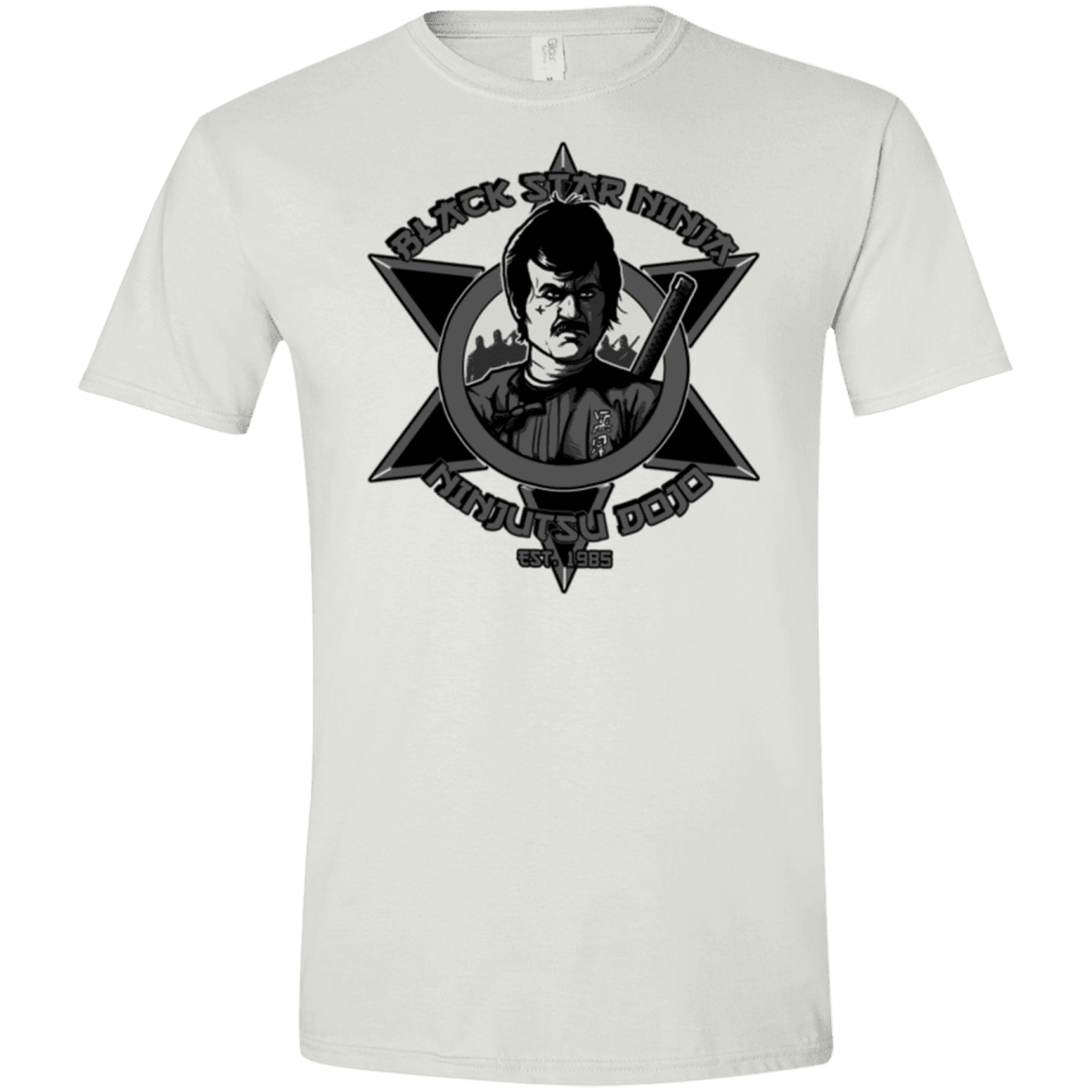 T-Shirts White / X-Small Black Star Dojo Men's Semi-Fitted Softstyle