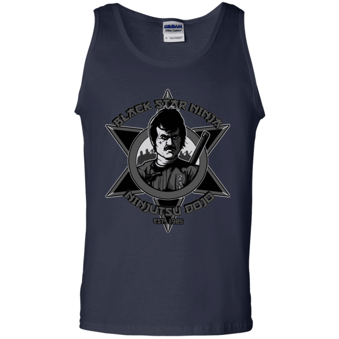 T-Shirts Navy / S Black Star Dojo Men's Tank Top