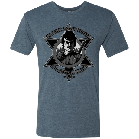 T-Shirts Indigo / S Black Star Dojo Men's Triblend T-Shirt