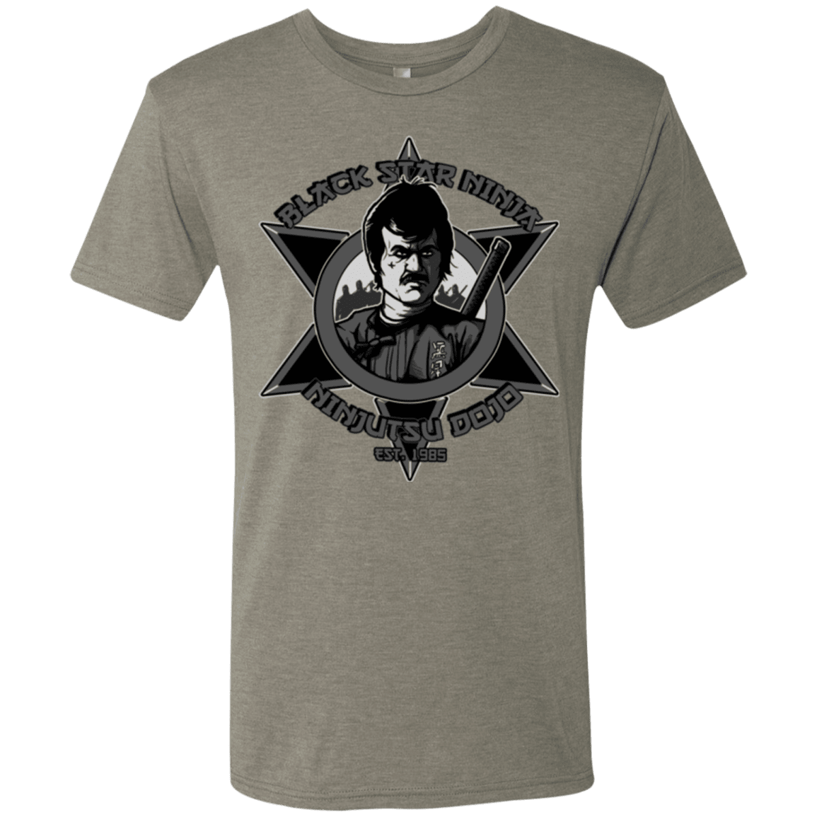 T-Shirts Venetian Grey / S Black Star Dojo Men's Triblend T-Shirt