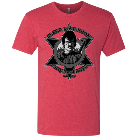 T-Shirts Vintage Red / S Black Star Dojo Men's Triblend T-Shirt