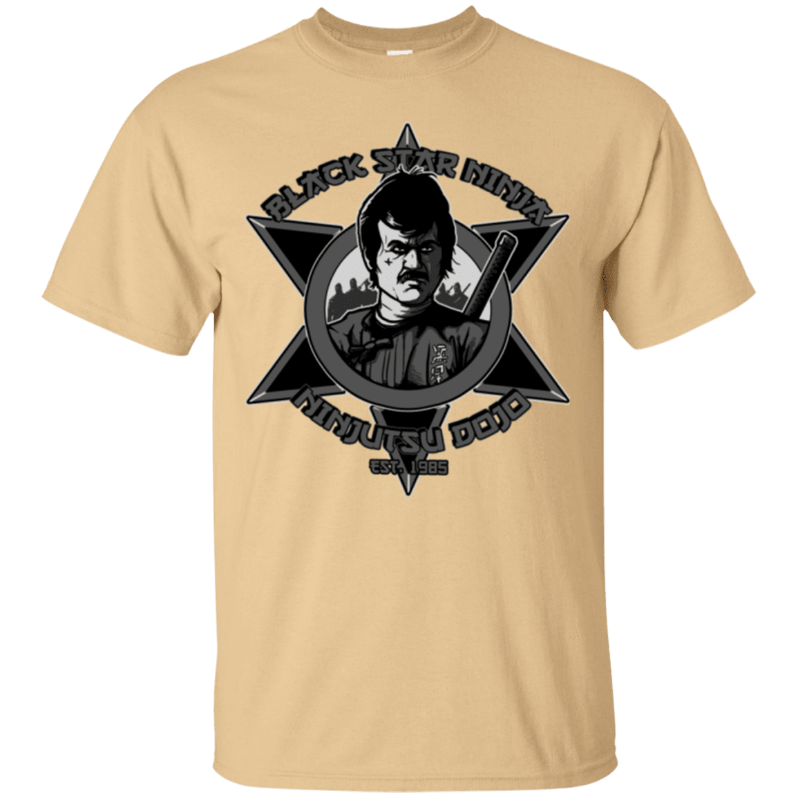 T-Shirts Vegas Gold / S Black Star Dojo T-Shirt