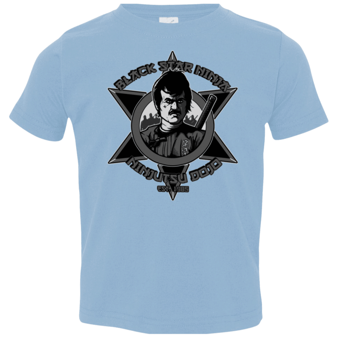 T-Shirts Light Blue / 2T Black Star Dojo Toddler Premium T-Shirt