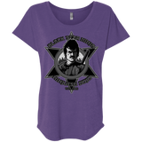 T-Shirts Purple Rush / X-Small Black Star Dojo Triblend Dolman Sleeve