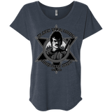 T-Shirts Vintage Navy / X-Small Black Star Dojo Triblend Dolman Sleeve