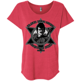 T-Shirts Vintage Red / X-Small Black Star Dojo Triblend Dolman Sleeve