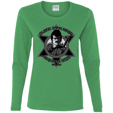 T-Shirts Irish Green / S Black Star Dojo Women's Long Sleeve T-Shirt