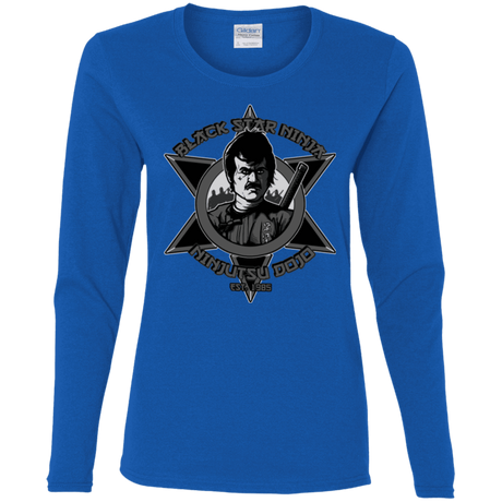 T-Shirts Royal / S Black Star Dojo Women's Long Sleeve T-Shirt