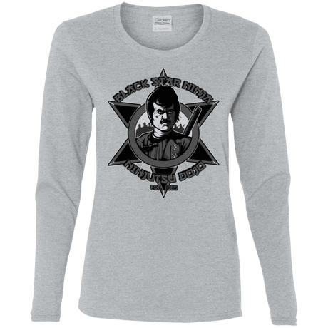 T-Shirts Sport Grey / S Black Star Dojo Women's Long Sleeve T-Shirt