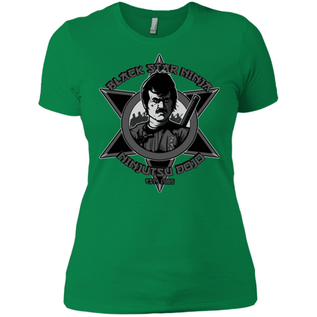 T-Shirts Kelly Green / X-Small Black Star Dojo Women's Premium T-Shirt