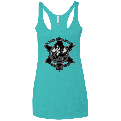 T-Shirts Tahiti Blue / X-Small Black Star Dojo Women's Triblend Racerback Tank