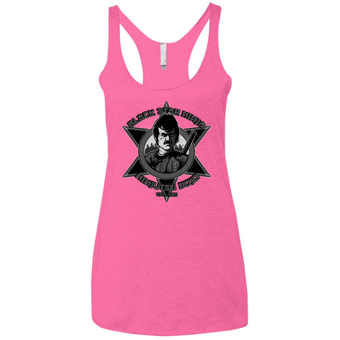 T-Shirts Vintage Pink / X-Small Black Star Dojo Women's Triblend Racerback Tank